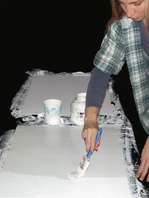 Gesso the boards.
